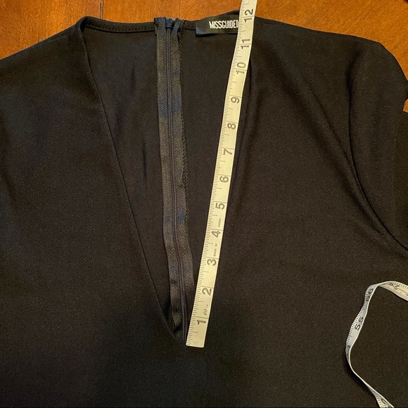 Missguided Womens Plunge Long Sleeve Dress - Picture 9 of 9